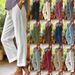 Women's Cotton Linen Straight Casual Pants Loose Fit Elastic Waist Solid Color Summer Fashion With Pocket_ecoleips.com