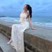 2025 Summer New Fashion Vacation Style Women's Outfit Set: Elegant Sexy Backless Halter Top And Skirt_ecoleips.com