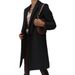 Spring 2025 Polyester Long Woolen Coat With Suit Collar, Elegant Commuting Slim-Fit Women's Clothing_ecoleips.com