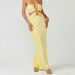 Women's Sleeveless Bodycon Dress European And American Style Cross-Over Spring/Summer Sexy Slim Backless Elegant Mesh New Fashion_ecoleips.com