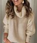 2026wish Autumn Winter European And American Foreign Trade Solid Color Women's Long Sleeve Sweatshirt High Neck_ecoleips.com