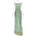 Verve Sexy Women's Evening Elegant Strapless Slim Fit Long Sequin Split Backless Dress_ecoleips.com