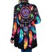 New Women's Retro Cardigan Mid-Length Feather Coat Style Outerwear_ecoleips.com