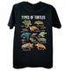 Shark Faces Of All Kinds T-shirt The Cephalopod Octopus Squid T-shirt Men Women Unisex Casual Tops Casual Daily Streetwear_ecoleips.com