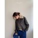 girl Yi En Ou Inbyin Color Block Patchwork Circle Collar Coat Women's 2025 New Style Quilted Cotton Warm Casual Jacket_ecoleips.com