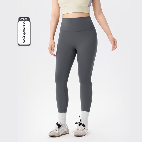 Plus No Yoga Naked Feel High Waist Tummy Control Butt Lift Fitness Pants Large Size Skin-Friendly Antibacterial Sports_ecoleips.com
