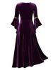 K European And American New Elegant Long Dress, Medieval Retro Court Style Long Sleeved Dress_ecoleips.com