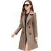 Women's Clothing Slim Fit Fashion Temperament Waist Woolen Coat Women's Woolen Coat_ecoleips.com