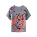 ng2510292 Miyake Fashion Versatile Age-Reducing Printed Short Sleeve T-Shirt For Women Summer 2025 New High-End Pleated Slim Top_ecoleips.com