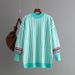 girl 2024 Autumn Winter New European And American Cross-Border Women's Fashion Mid-Length Round Neck Striped Loose Knitted_ecoleips.com