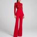 Women's Clothing autumn and winter new long sleeved belt jumpsuit flared pants casual loose party jumpsuit_ecoleips.com