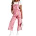 Vintage-Inspired Denim Overalls For Women – Sleeveless Loose Fit Jumpsuit With Adjustable Straps, Comfortable & Stylish Retro Romper_ecoleips.com