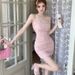 Popular On In Europe America: Vacation-style Fresh Floral Mesh Camisole For Women, Summer Pure And Sexy Bodycon_ecoleips.com