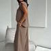 Women's Clothing Autumn And Winter New Sleeveless Solid Color Casual Loose T Shirt And Wide Leg Pants Set Women_ecoleips.com