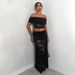 New 2026 Sexy Sheer Lace Pleated Slim Fit Midi Skirt for Women Fashionable Elegant Garment for Various Occasions_ecoleips.com
