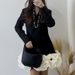 Women's Clothing Patchwork Skirt High End Suit 3D Floral Design Short Dress Spring New Style For Party Wear_ecoleips.com