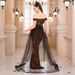 Women's Clothing One Shoulder Evening Dress Evening Dress Banquet Temperament Elegant Sequin Dress Fashion Temperament_ecoleips.com