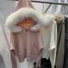 Women's Clothing Oversized Fur-Trim Hooded Cardigan – Winter Knit Sweater Jacket For Women_ecoleips.com
