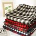 Spring Autumn Women 100% Cotton Sleep Bottoms Female Plus Size Home Pants High Quality Women Casual Plaid Nightwear Pants_ecoleips.com