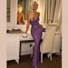 Women's Clothing Light Luxury Sequined Evening Dress Sexy Low Cut Backless Suspender Skirt Slim Temperament Elegant Fishtail Skirt Female_ecoleips.com