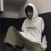 dark-style Personalized Printed Sweatshirt For Women, European And American Style, 2025 New Model, Hooded,_ecoleips.com