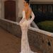 Women's Clothing American Style Sexy Backless Mermaid Wedding Dress Off Shoulder Short Train Travel Gown For New Style_ecoleips.com