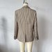 "Women's Slim Fit Plaid Blazer Jacket For Autumn - Office Commute & Casual Wear - Loose Fit Comfort - Trendy Checkered Pattern - Brown/Black/Grey"_ecoleips.com