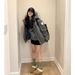 girl Girl Korean Style Couple Down Cotton Jacket 2025 Winter New Thickened High-End Feel Petite American Retro Parka_ecoleips.com