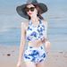 Vacation Beach Hot Spring Swimsuit Women Two-Piece Bikini BIKINI Three-Piece Set European And American High-End New_ecoleips.com