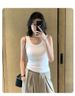 1pcs Summer Women Knitted Tank Tops Girl Thin Tops Lady Basic Casual Tank Tops Round Collar Tees Sleeveless Top For Women M L XL_ecoleips.com