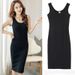 Vest Long Camisole Plus Size Women's Clothing Fat MM 2025 Summer Student Base Dress_ecoleips.com