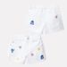 Special Offer → High-Waisted Simple Starry Baby Shorts, Star Embroidery, Frayed Hem, Girls' Denim Shorts_ecoleips.com