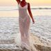 Women's Sexy Knitted Beach Cover-Up Set - Hollow Out Bikini & Blouse With Bohemian Summer Style_ecoleips.com