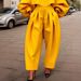 Women's Clothing Irregular Design Long Sleeved Sweater Harem Pants Suit_ecoleips.com