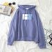 Spring And Autumn Thin 2020 Korean Version Dormitory Wear Four Or Six Friends Cartoon Loose Sweatshirt For Women_ecoleips.com