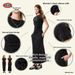 Women's Clothing Summer Straight Skirt Temperament Suit Heavy Duty Ribbon Splicing T-Shirt American Style High-End Feeling_ecoleips.com