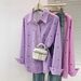 Women's Long Sleeved Shirt 3D Digital Print Top Trendy Spring Style_ecoleips.com