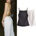 Women's Foreign Trade Blended Fabric Sexy Backless Top With High-end Matching Color Ties, Hot-selling Item On_ecoleips.com