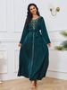 Women's Clothing Muslim Robe Women's Long Skirt Fashion Beaded Dress_ecoleips.com