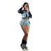 Women's Clothing Multi Pocket Vest Shorts Stretch Suit_ecoleips.com