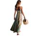 Women's Clothing Women's Linen Print Dress Sling Positioning Loose Fit Style Spring Summer Holiday Wear For Formal & Casual_ecoleips.com