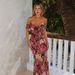 Women's Clothing Summer Women's Sexy Hot Print Ruffle Suspender Slim Figure Dress For Formal & Casual For Women_ecoleips.com
