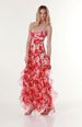 Women's Clothing New Spring And Summer Strapless Women's Fashion Chiffon Print Fairy Long Temperament Evening Dress_ecoleips.com