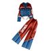 Premium Retro Patchwork Denim Slim Fit Two Piece Set for Women High Waist Slimming Relaxed And Stylish Spring Autumn_ecoleips.com