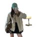 Beige Work Jacket Women, Spring/autumn 2026 New Vintage Hong Kong Style, High-end Feel, Oversized Top For Petite_ecoleips.com