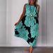 2024 European And American Cross-Border Summer New Women's Independent Station Fashion Printed Sleeveless Tie_ecoleips.com