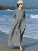 High Quality Linen Long Dress Women New 2026 Spring Vintage Floral Embroidery Solid Colir Ladies Elegant A-line Dresses M2386_ecoleips.com
