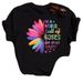 Summer Hot-selling Floral Butterfly Heart Cute Printed Simple Cartoon Short-sleeve Women's Top_ecoleips.com
