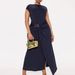 Women's Clothing Summer Women's Slim Fit Dress Fashion Temperament Solid Color Round Neck For Formal & Casual For Women_ecoleips.com