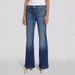 Women's Clothing Stretch Mid Rise Flared Jeans Plus Size Stretchy Mid_ecoleips.com